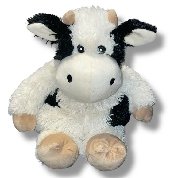 13" Warmies Cow Plush Weighted Heat Therapy French Lavender Animal Nursery Gift - Picture 5 of 11